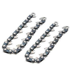 2pcs Coil Chain Grass Garden Brush Cutter Chain For Trimmer Head Lawn Mower