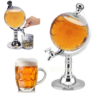 1000cc Globe Shaped Liquor Drink Draft Beer Dispenser Wine Beverage Pump Decanter Tap