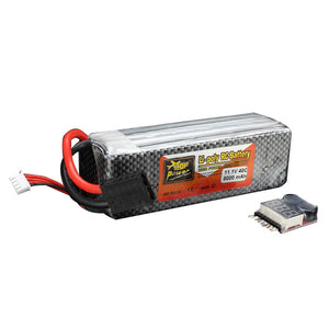 ZOP Power 11.1V 8000mAh 3S 40C Lipo Battery TRX Plug With Battery Alarm For Traxxas