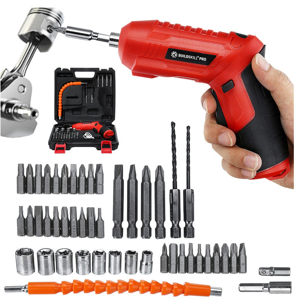 USB Electric Screwdriver Mini Electric Drill Set DIY Screw Driver Rechargeable Li-ion Battery Cordless Power Screwdriver