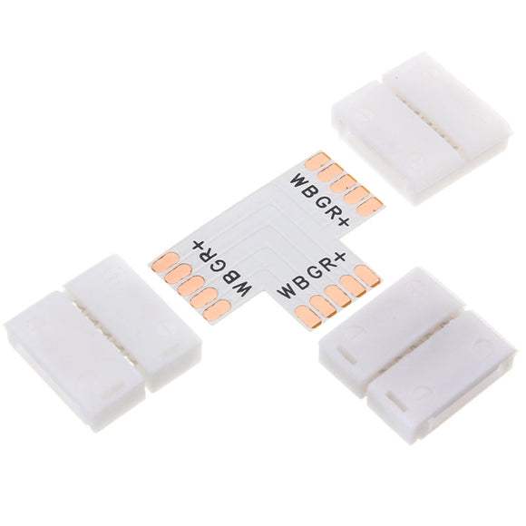 5 Pin 12MM 3 Shape PCB Connector For RGBW LED Strip Light Connection