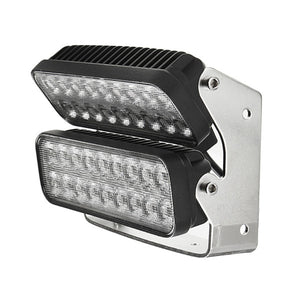 Pair 54W 3960LM 18 LED Work Light Bar Flood Spot Beam Driving Lamp for 4x4 Jeep Off Road SUV