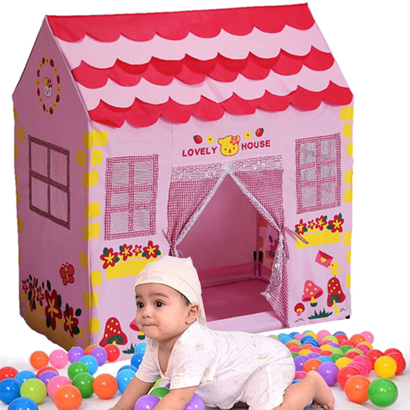 Girls Children Princess Pink Play House Outdoor Garden Tent Kids Toy