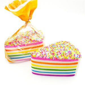 SquishyFun Jumbo Squishy Rainbow Shortcake Slow Rising Gift Decor Toy