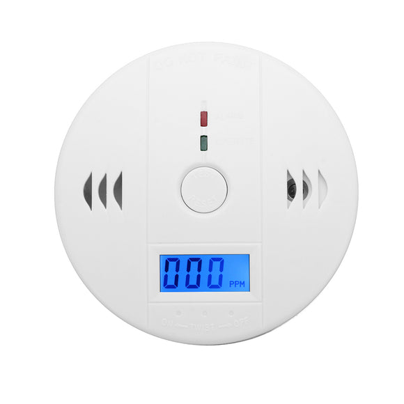 Combination Smoke Carbon Monoxide Detector Gas Fire CO Alarm with Display