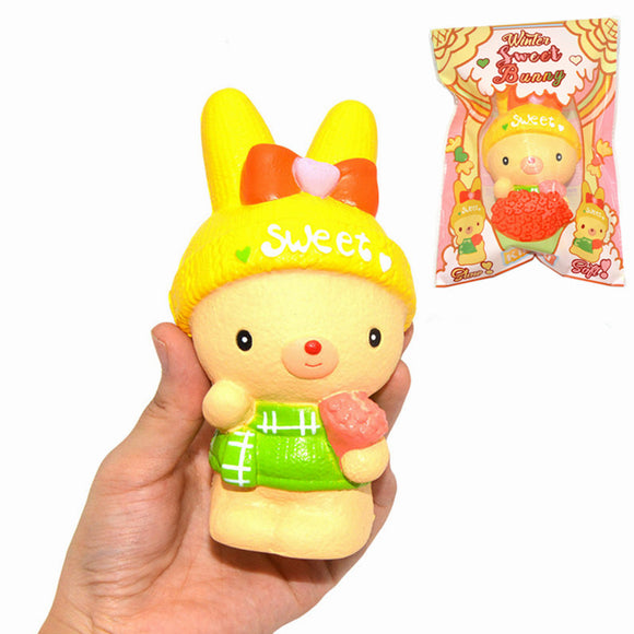 Kiibru Squishy Sweet Bunny 14cm Soft Slow Rising With Packaging Collection Gift Toy