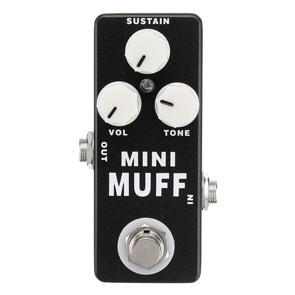 MOSKY MINI MUFF Fuzz Guitar Pedal Mini Electric Bass Guitar Effects True Bypass Musical Instruments