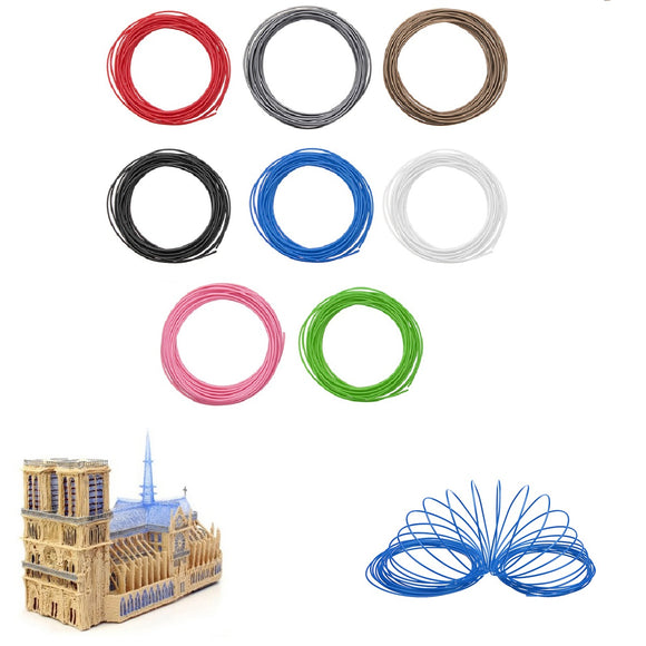 10m One Pack 1.75mm PLA Filament For 3D Printing Pen Muti-Color Chosen