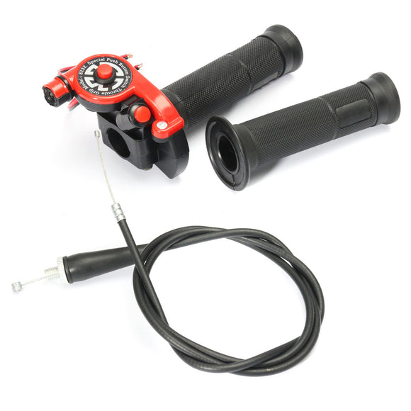 Quick Action Twist Throttle With Cable Red 125cc 140cc 150cc Pit Bike