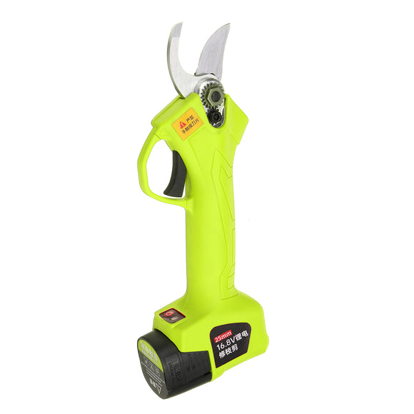 25mm Cordless Electric Branch Scissor Pruning Shear Pruner Cutter Secateur + Box