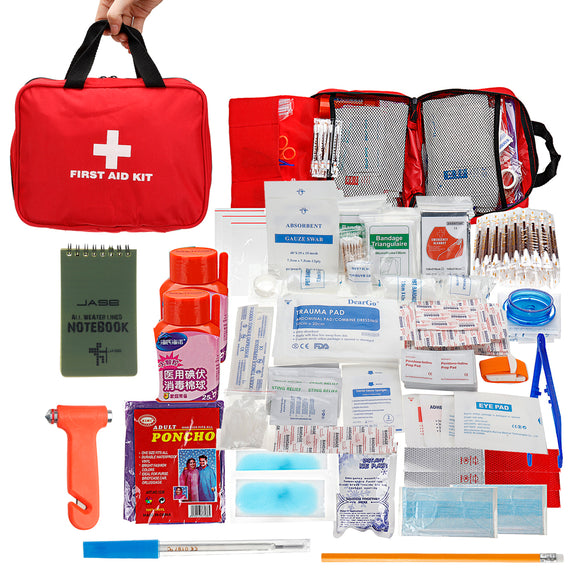 344Pcs First Aid Kit All Purpose Emergency Trauma Outdoor Travel Bag Survival SOS