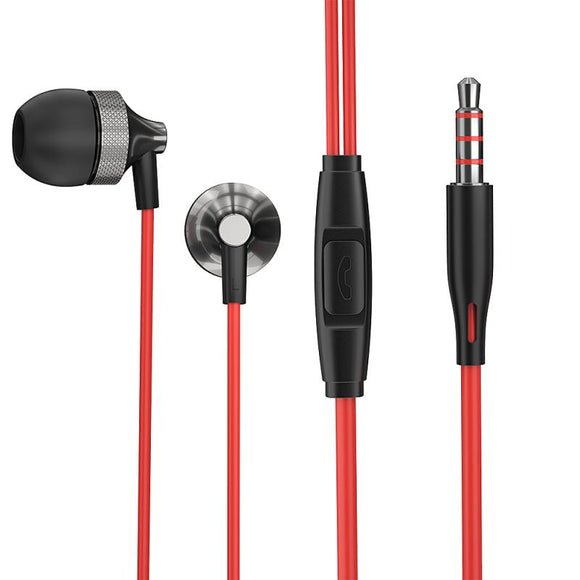 Essager 3.5mm Jack Earbuds Stereo Earbuds Wired Control In-ear Headset Headphone with Mic for iPhone Laptop Computer