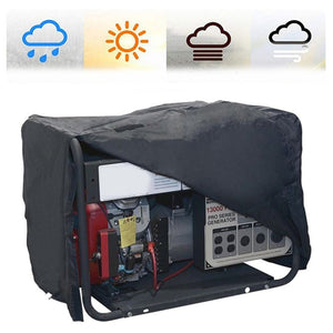 210D Oxford Cloth Black  Weatherproof Waterproof Dustproof Generator Cover Protector