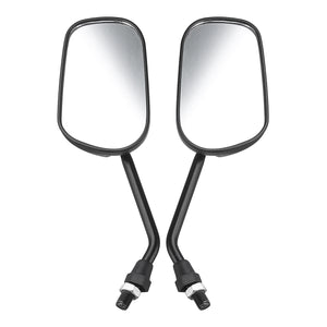 Pair Left Right Universal Motorcycle Scooter Rod Motorcycle Rearview Mirrors