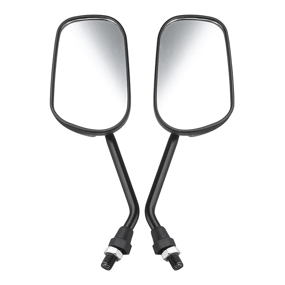 Pair Left Right Universal Motorcycle Scooter Rod Motorcycle Rearview Mirrors