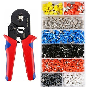 Crimper Pliers Wire Stripper Tool 1200Pcs/800Pcs Connector Wire Terminal Kit