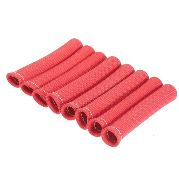 8pcs 16cm Spark Plug Heat Ignition Wires Protector Sleeve Cover