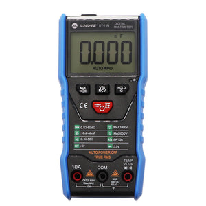 SUNSHINE DT-19N Mini Smart Multimeter Range Mobile Phone Repair Digital Multimeter AC DC Resistance Tester