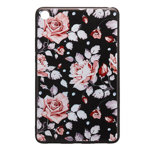 TPU Back Case Cover Tablet Case for Xiaomi Mipad 4 - Rose Version