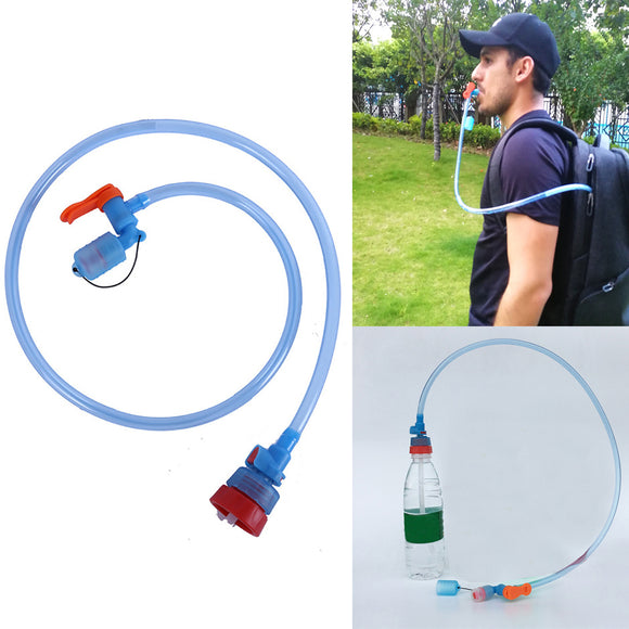 IPRee Outdoor Hydration Bag Bladder Water Tube Converter Drinking Straw Suction Nozzle Mouth Piece