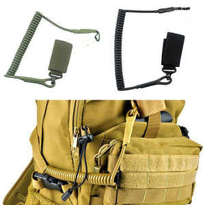 Elastic Anti-lost Tactical Stretching Gun Rope Anti-Theft Key Hanging Retractable Gun Accessories