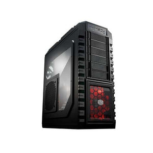 Coolermaster RC-942-KKN1 HAF-X , Windowed side panel , all black , no psu