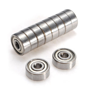 10pcs4x13x5mm Miniature Metal Sealed Metric Radial Ball Bearing 624-ZZ