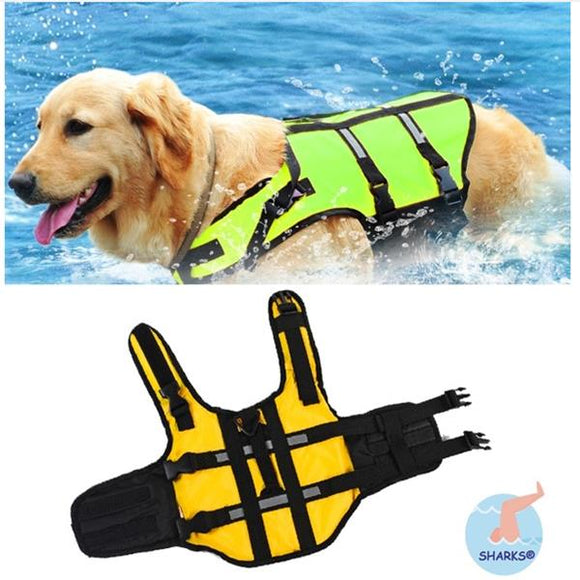 Dog Pet Float Life Jacket Life Vest Aquatic Safety Swimming Suit Boating Life Jacket