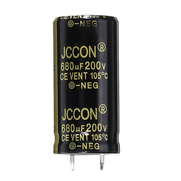 5Pcs 680UF 200V 22x45mm Radial Aluminium Electrolytic Capacitor High Frequency 105C