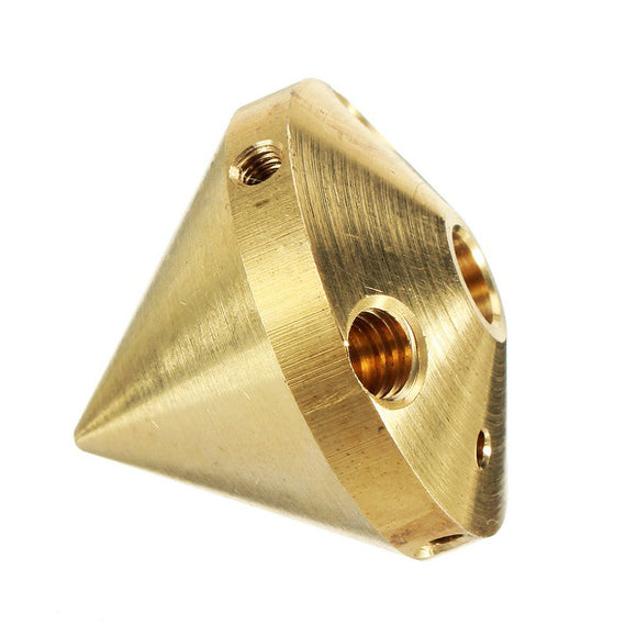 3-in-1-out 0.4mm Copper Nozzle Support 1.75mm Filament For 3D Printer