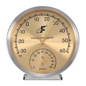 127mm Weather Station Barometer Thermometer Hygrometer Wall Hanging -30~60 0~100%Rh