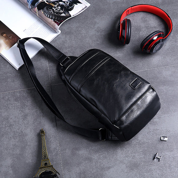 Large Capacity Minimalist Sling Bag Chest Bag Crossbody Bag For Men