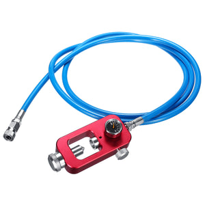 HPA tank fill Adapter Scuba Fill Station with 72 182cm Blue High Pressure Whip"