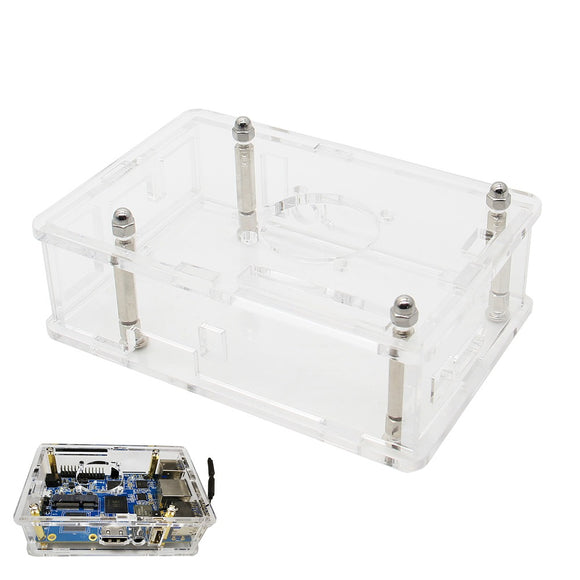 Transparent Acrylic Protective Case Enclosure Shell for Orange Pi 3