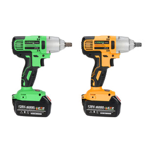 128VF Electric 1/2 Electric Wrench Brushless Cordless Impact Li-ion Battery Power Tools"