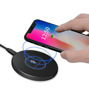 Bakeey KD02 10W QI Wireless Fast Charging Pad Smart Charger Adapter For iphone X 8/8Plus Samsung S8