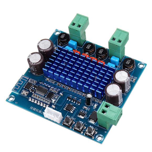 XH-A308 Wireless Bluetooth 5.0 TPA3116D2 Digital Power Amplifier Board 2x50W Stereo Audio 12V 24V AMP Module Amplificador