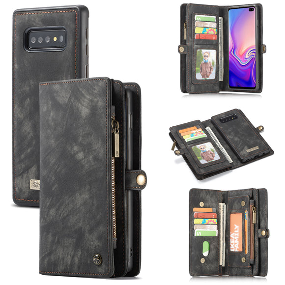 CaseMe Magnetic Detachable Wallet Protective Case For Samsung Galaxy S10/S10 Plus