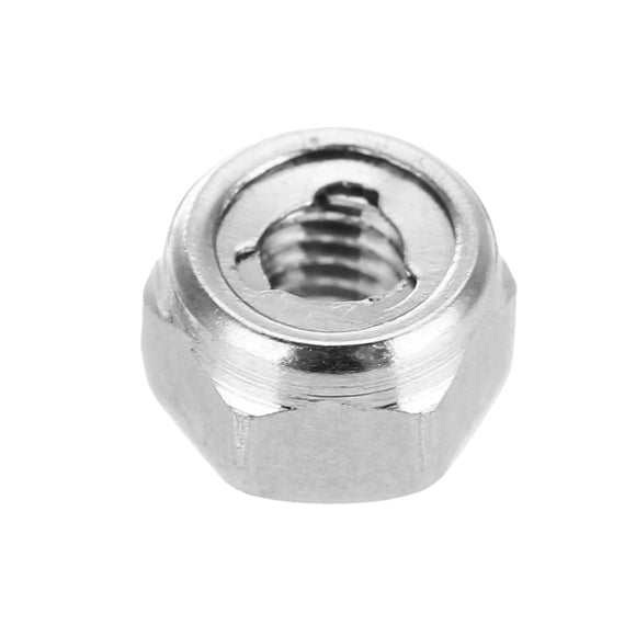 Suleve M3SN2 10Pcs M3 304 Stainless Steel Hex Self Locking Nuts Anti Loose All Steel Insert Lock Nuts