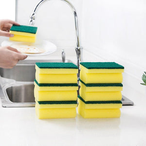 3Pcs/1Set Sponge Scrubbing Magic Kitchen Cleaning Tools