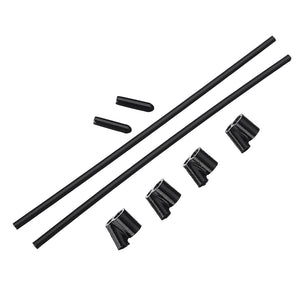 8PCS 40 TPU FPV RX Antenna Tube Holder w/ 4PCS 5.5 inches Antenna Tube for 5mm Standoffs Black