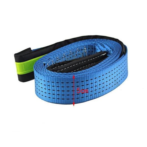 5 Meters Enhanced Car Trailer Rope For 7 Tons with Reflective Stripe PullingRope TowRope