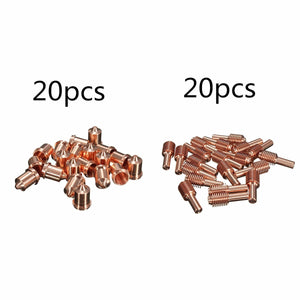 Nozzle+Electrode 45A 20pcs Each Mechanized Fittings Consumable