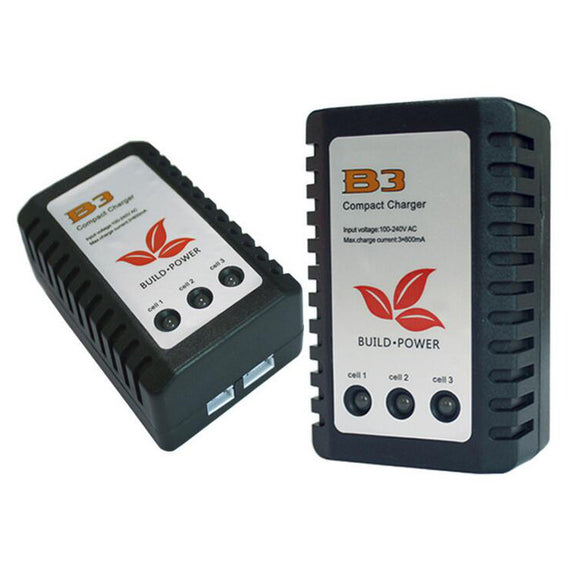 B3 PRO AC 20W Balance Compact Charger Adapter for 2S-3S 7.4 V 11.1 V LiPo Lithium Battery