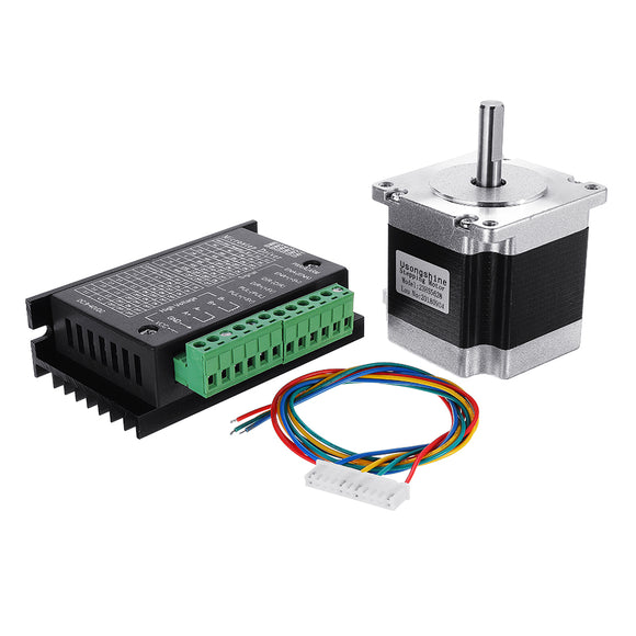 Nema 23 23HS5628 2.8A Two Phase Stepper Motor With TB6600 Stepper Motor Driver For CNC Part