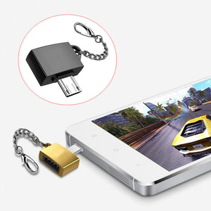 Universal Metal Micro USB Male to USB 2.0 Female Adapter Converter for Xiaomi Huawei Mobile Phone