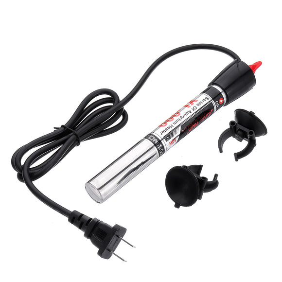 50W Submersible Stainless Steel Water Heater Rod Aquarium Fish Tank 220V