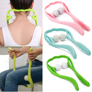 Pressure Point Therapy Tool Neck Shoulder Waist Leg Massager Stick Trigger Point Manual Massage