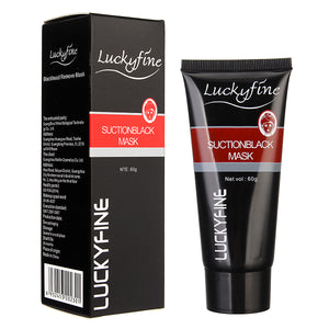 Luckyfine Blackhead Removal Peel-off Black Facial Mask Pore Cleaner Purifying Acne Treatment