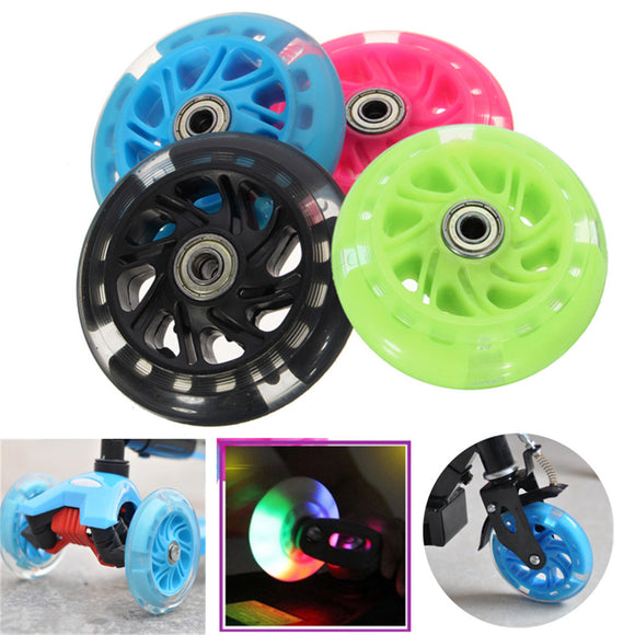 100mm LED Flash Light Up Wheels For Mini Micro Scooter With 2 ABED-7 Bearings